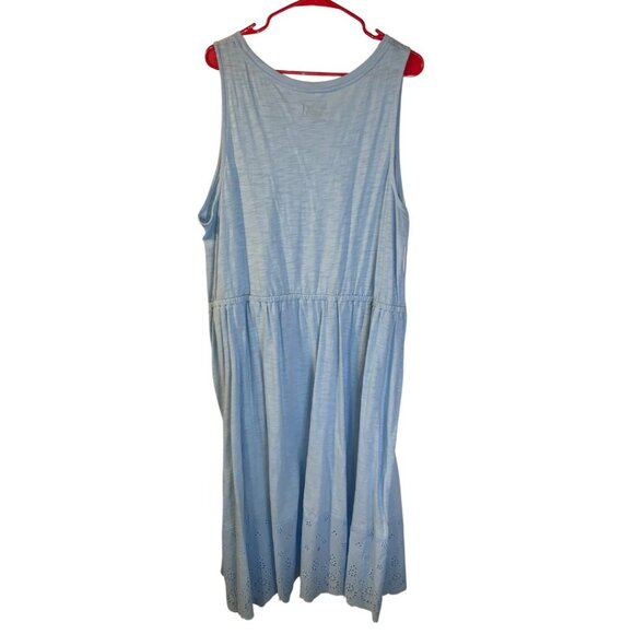 Jason Wu Tiered Pastel Sundress Plus Size 2X Pastel Blue Summer Vacation Beach - Picture 2 of 7